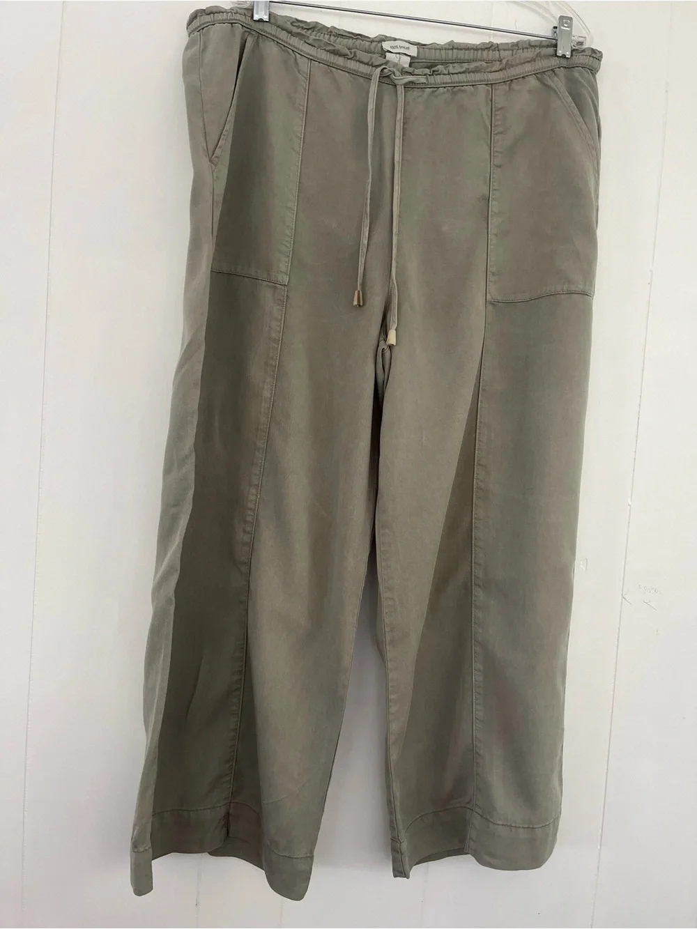 Joie 100% Lyocell Lagenlook Vacation Light Weight Wide Leg Pants Size XL - Picture 1 of 11